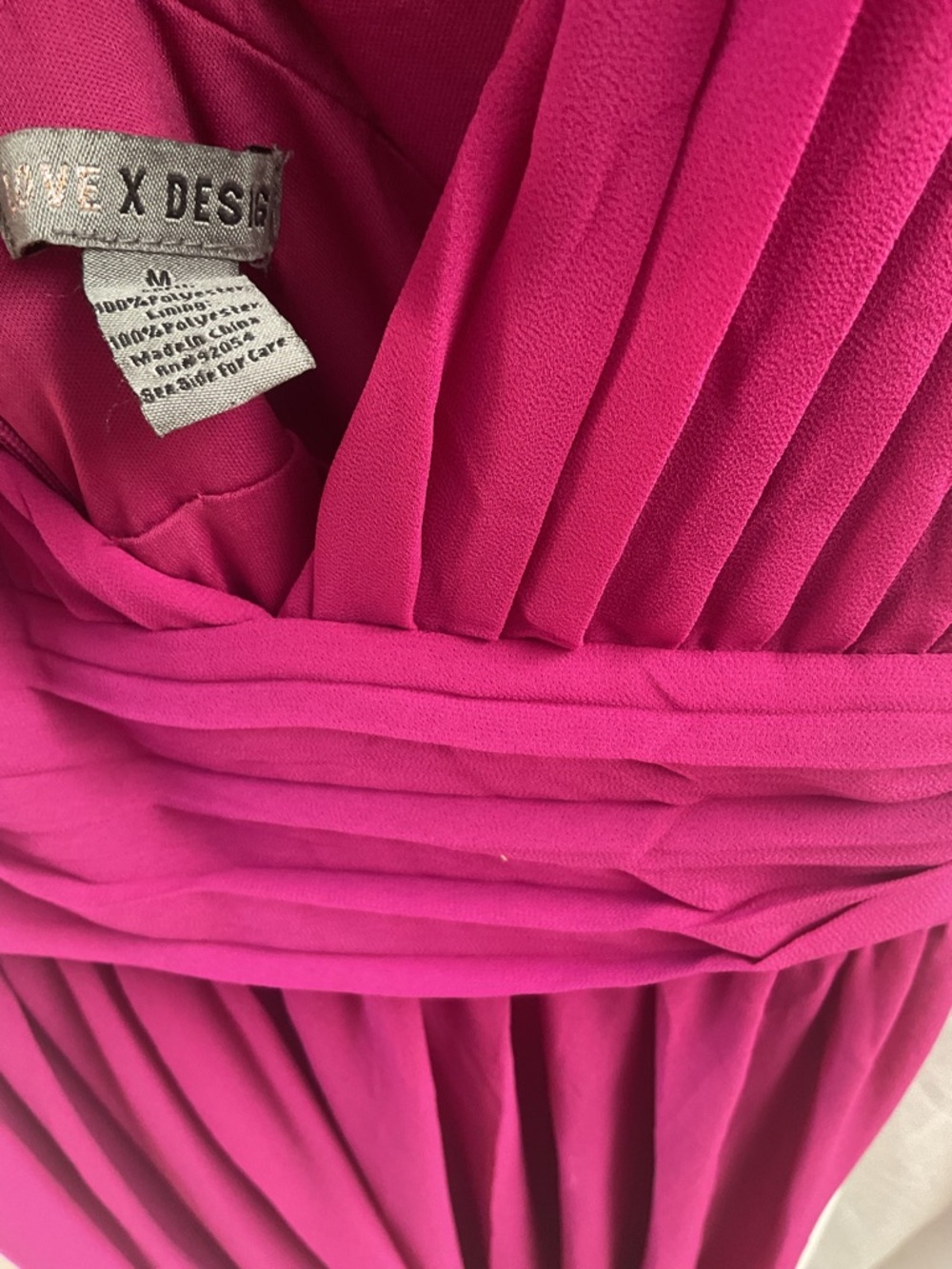NWT LOVE X DESIGN PINK MAXI  PLEATED BY NORDSTROM